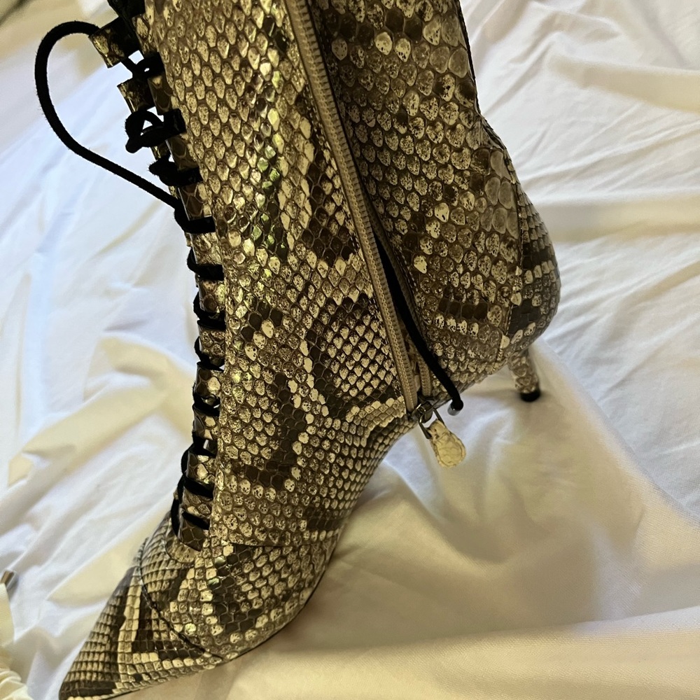 Alexandre Birman Women’s Millen Python Print Boot… - image 3